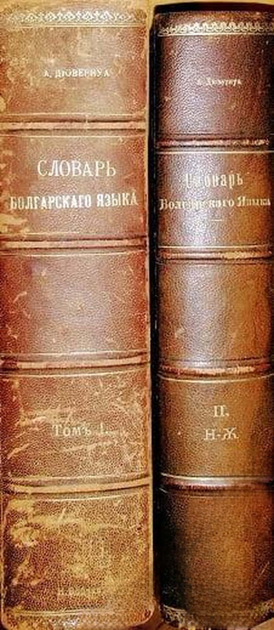 Словарь болгарскаго языка по памятникамъ народной словесности и произведениямъ новейшей печати. Томъ 1-2 — обложка