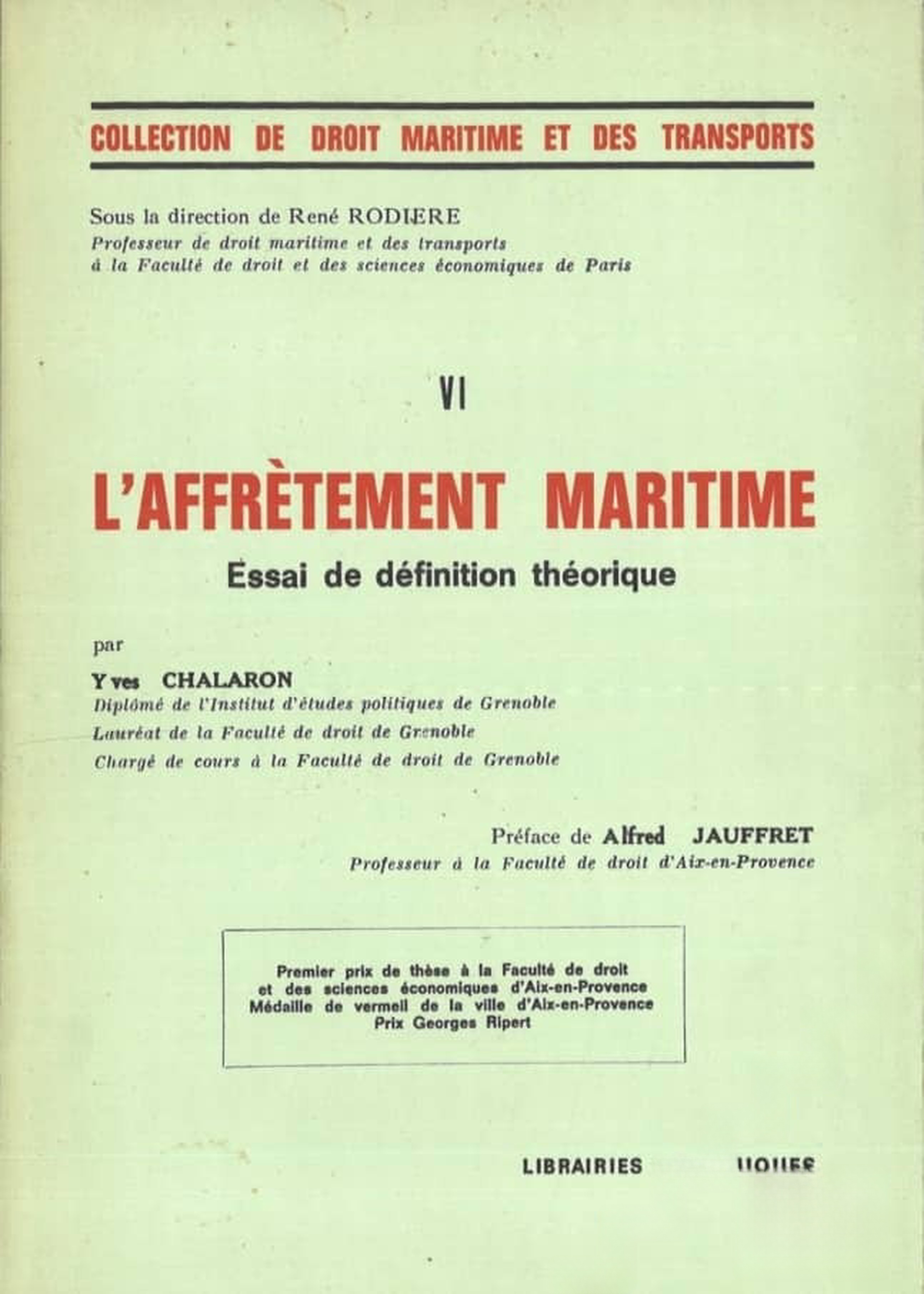 L'Affrètement maritime