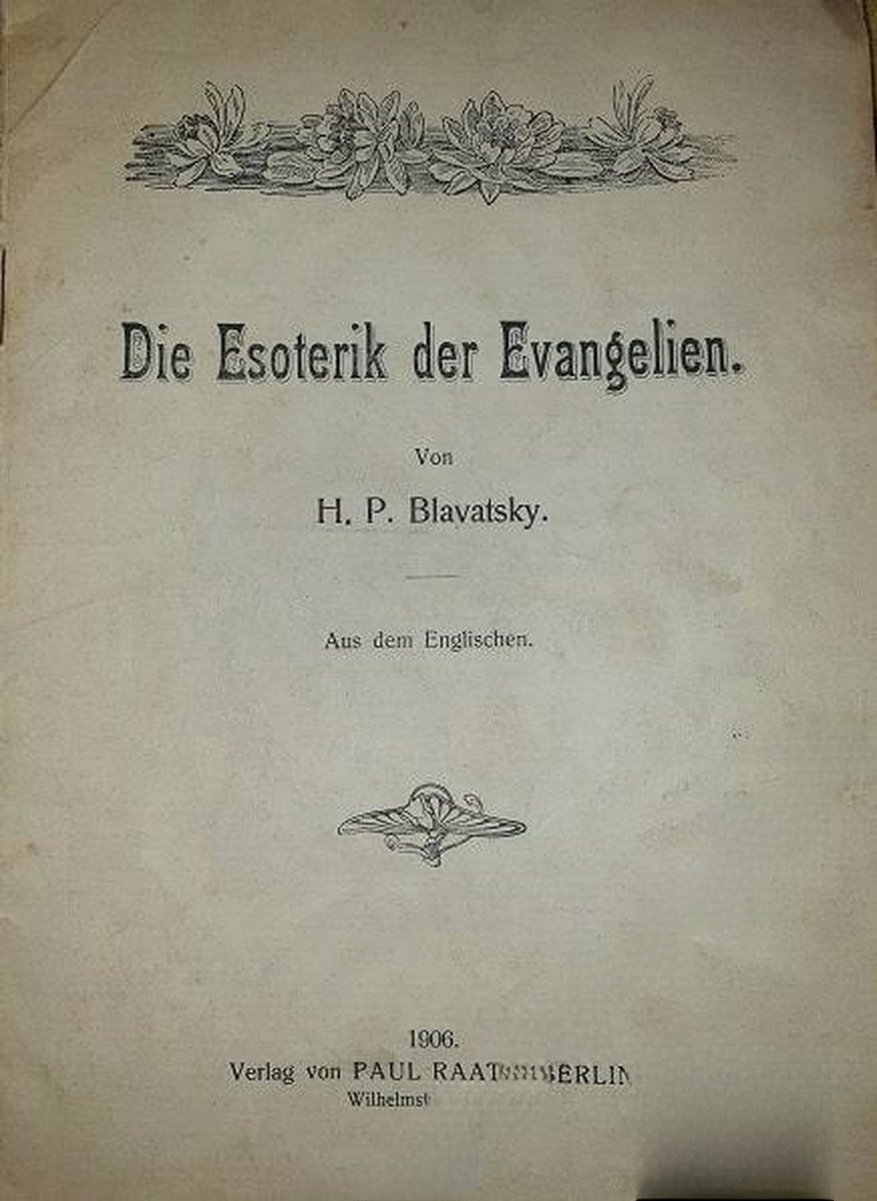 Die Ezoterik ger Evangelien