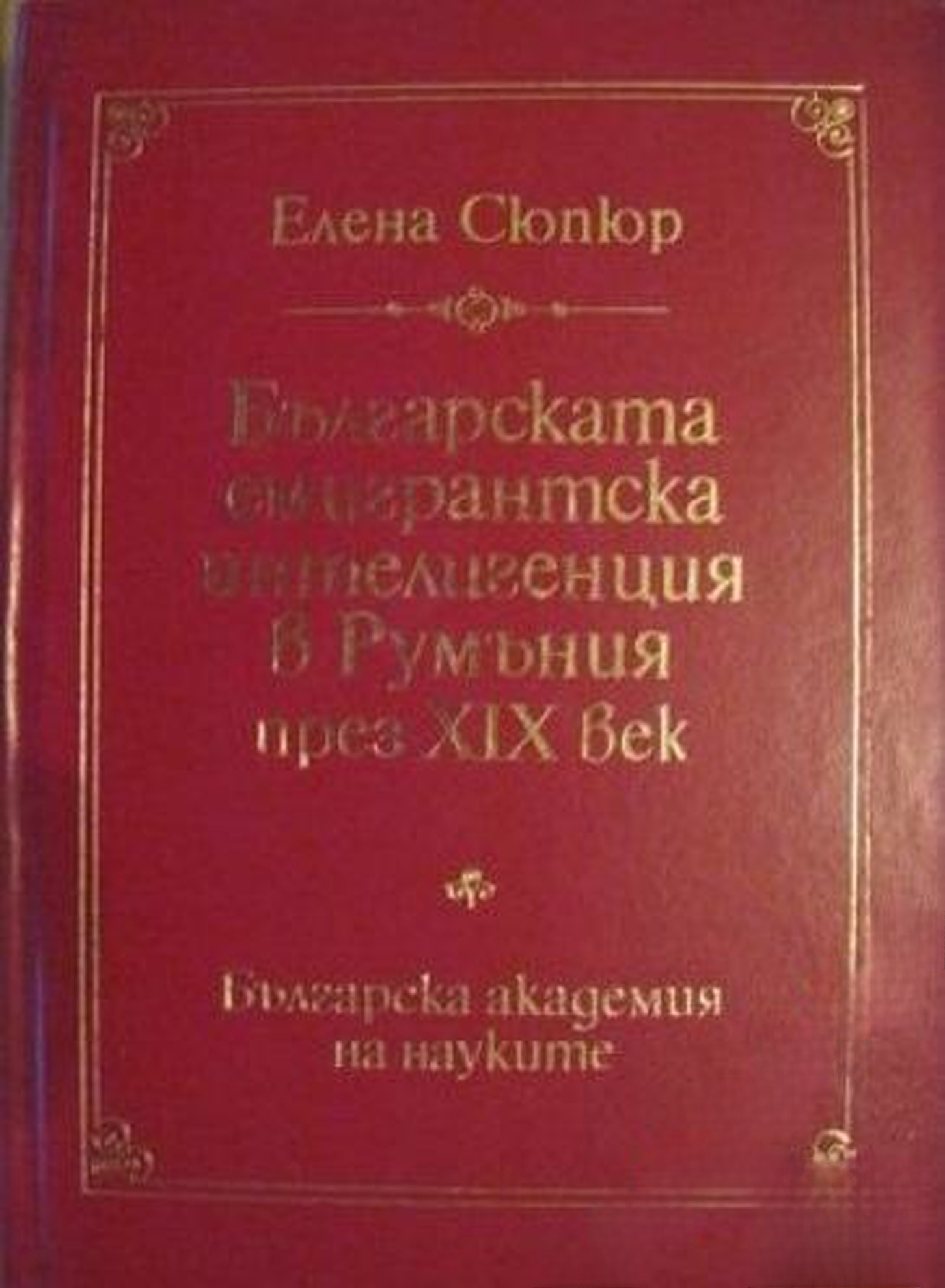 Българската емигрантска интелигенция в Румъния през XIX век — cover