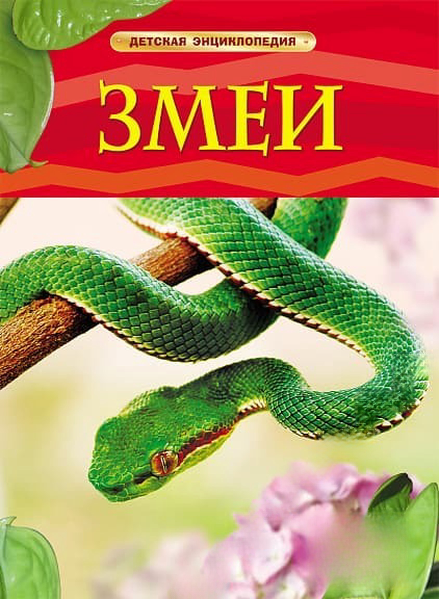 Змеи. Детская энциклопедия — обложка