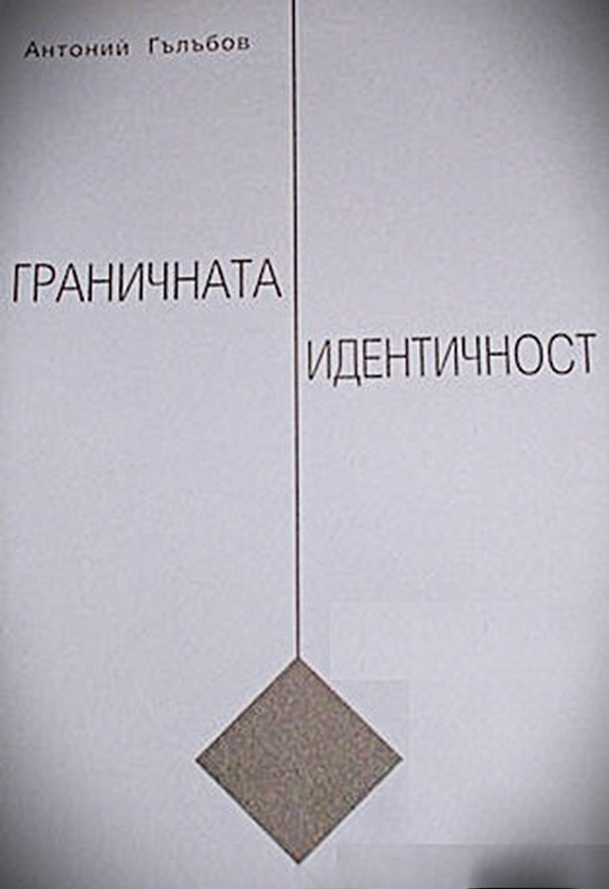 Граничната идентичност — обложка