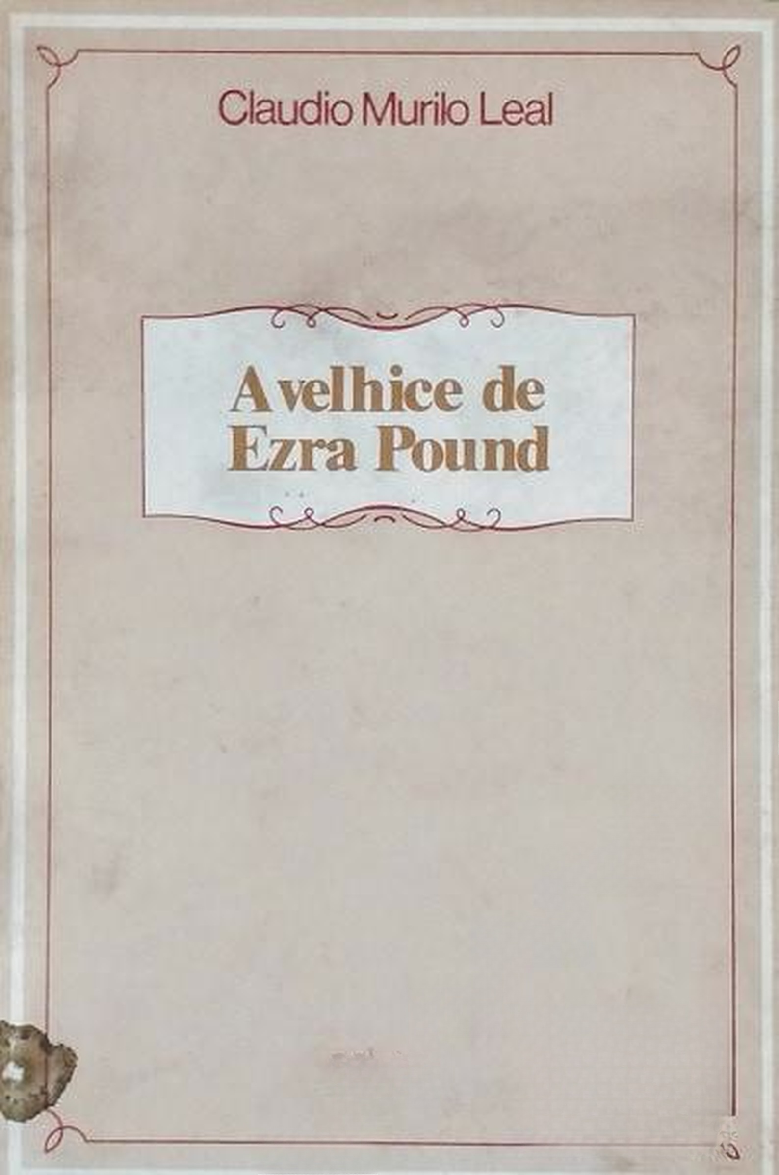 A velhice de Ezra Pound