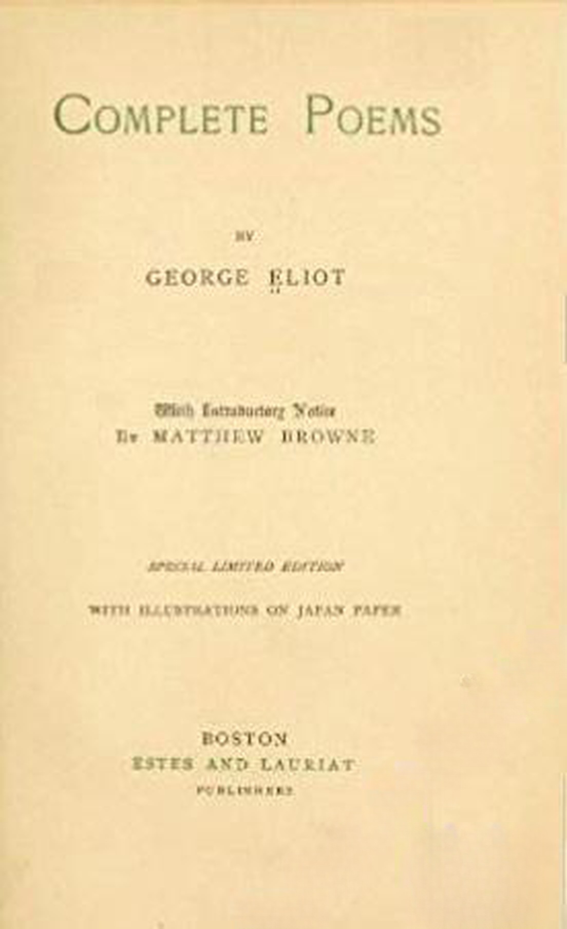 Complete poems